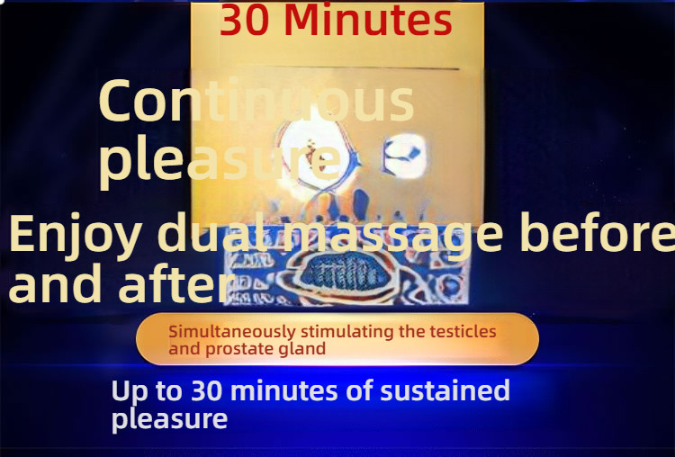 Lesparty intelligent constant temperature dual head clamping prostate massager
