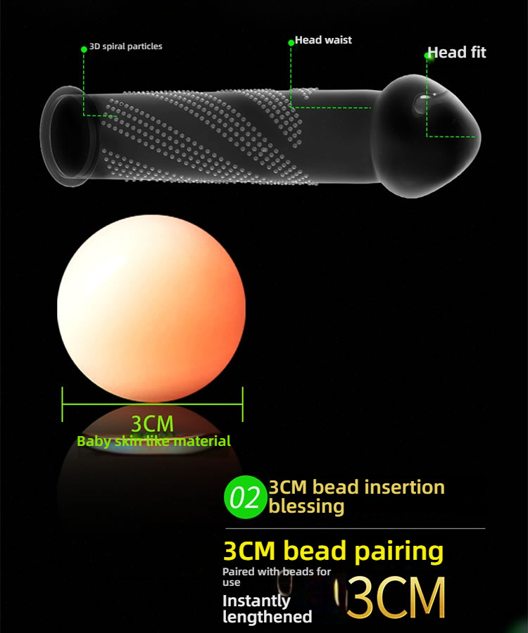 Beilile Mushroom Ball Condom Medium 10 pieces/box