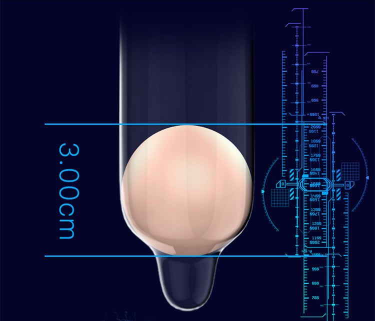 OLO Double Bead (in bead+soft bead) Condom 1 piece/box