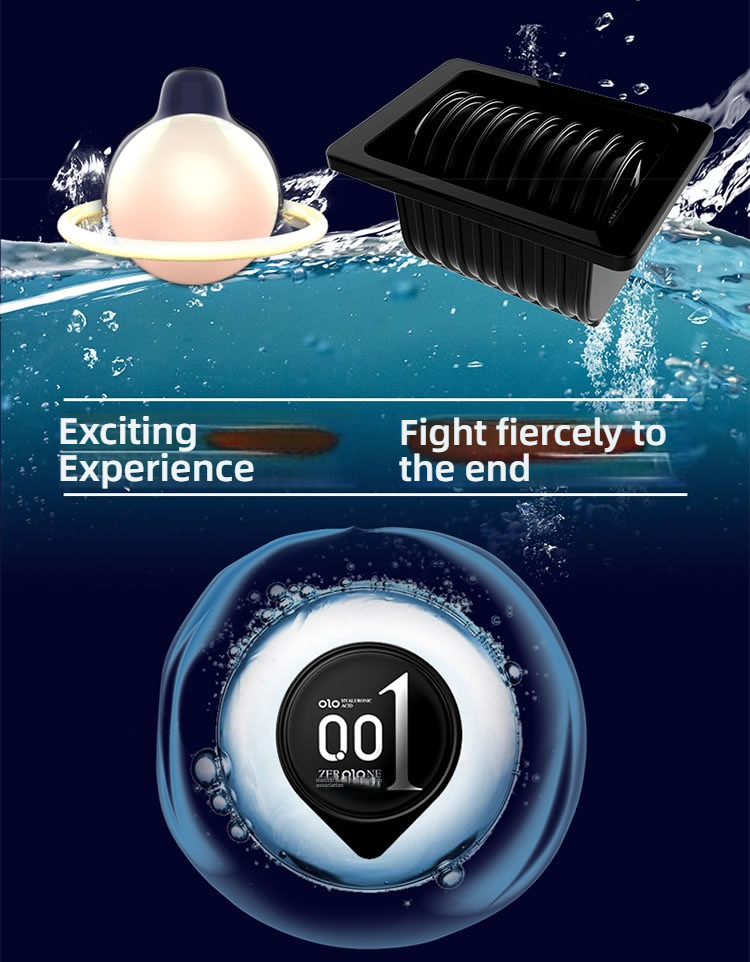 OLO Double Bead (in bead+soft bead) Condom 1 piece/box