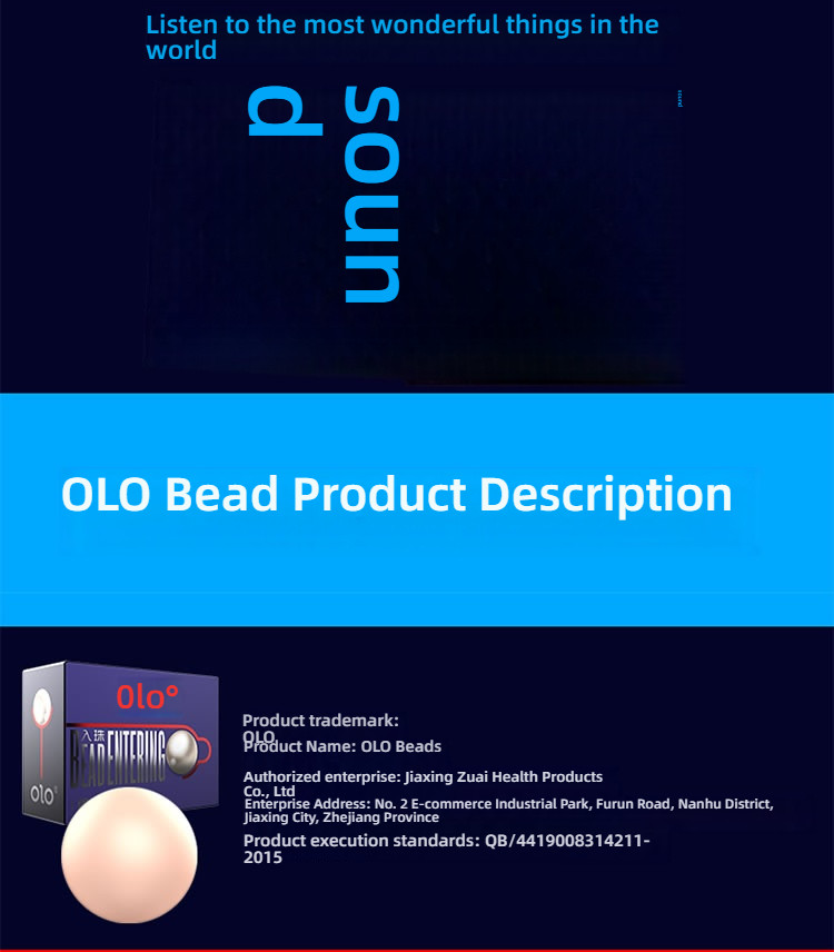 OLO Double Bead (in bead+soft bead) Condom 1 piece/box