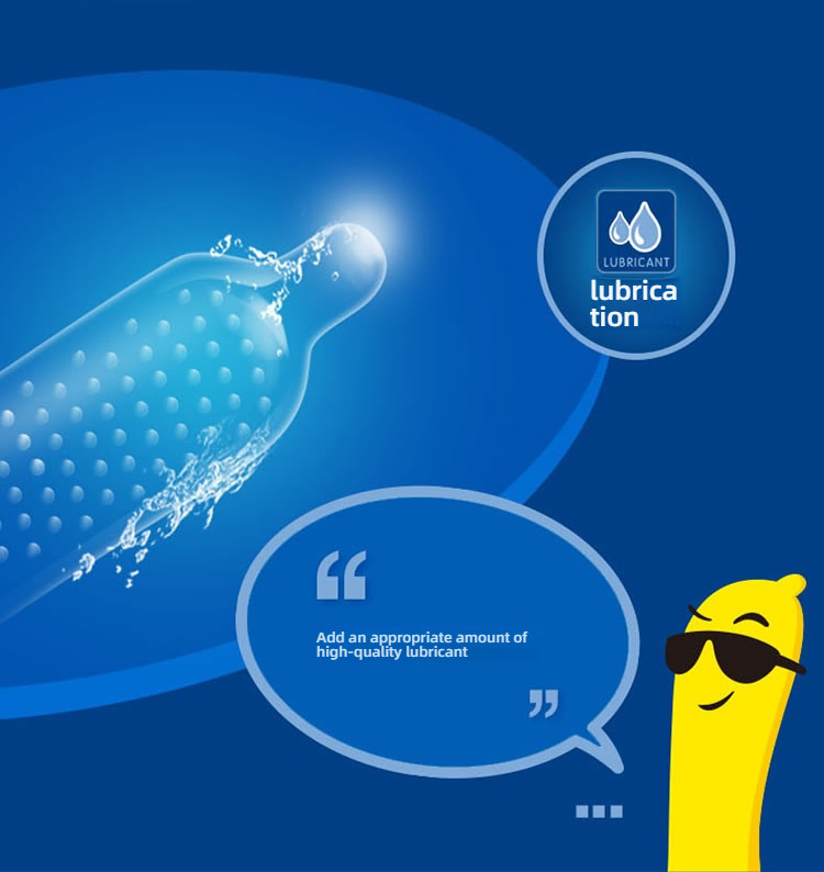 Jieshibang Fauvism Dynamic Large Particle Condom Set of 10
