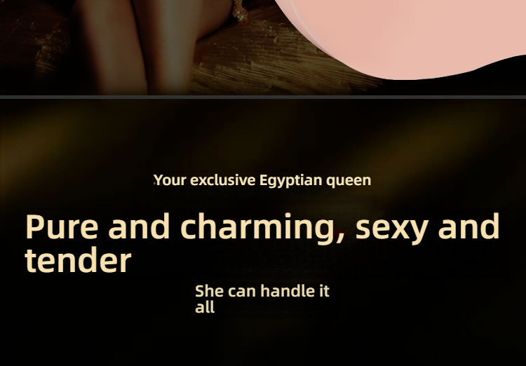 Qing Qing, Egyptian beauty queen, stunning voice, dual hole beautiful buttocks inverted model 7kg