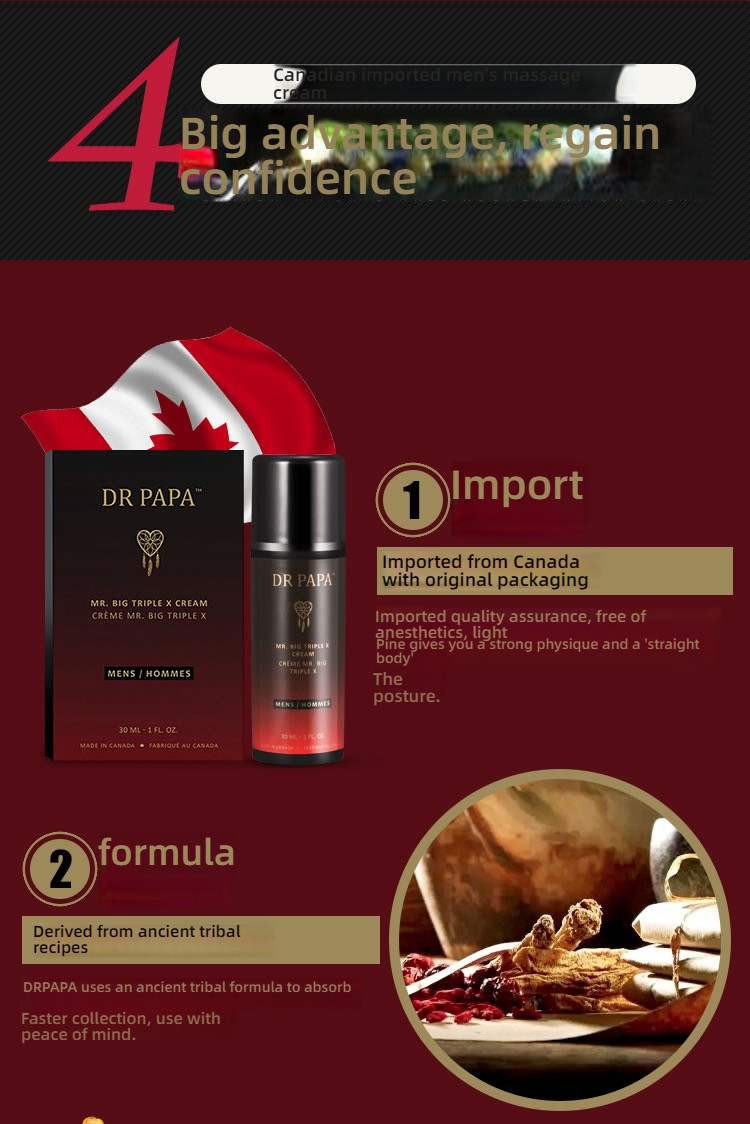 Dr. Papa Imported Male Nourishing Massage Cream 30ml