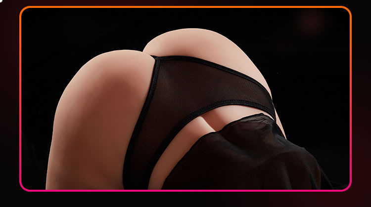 Qing Qing Yanxing Nito 1:1 real clone sexy and perky European and American fat buttocks 8.5kg