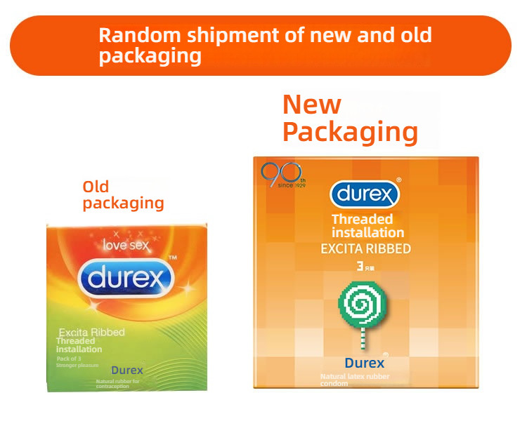 Durex Thread Design Condom Medium 3/12 Pack, Shocking Attack