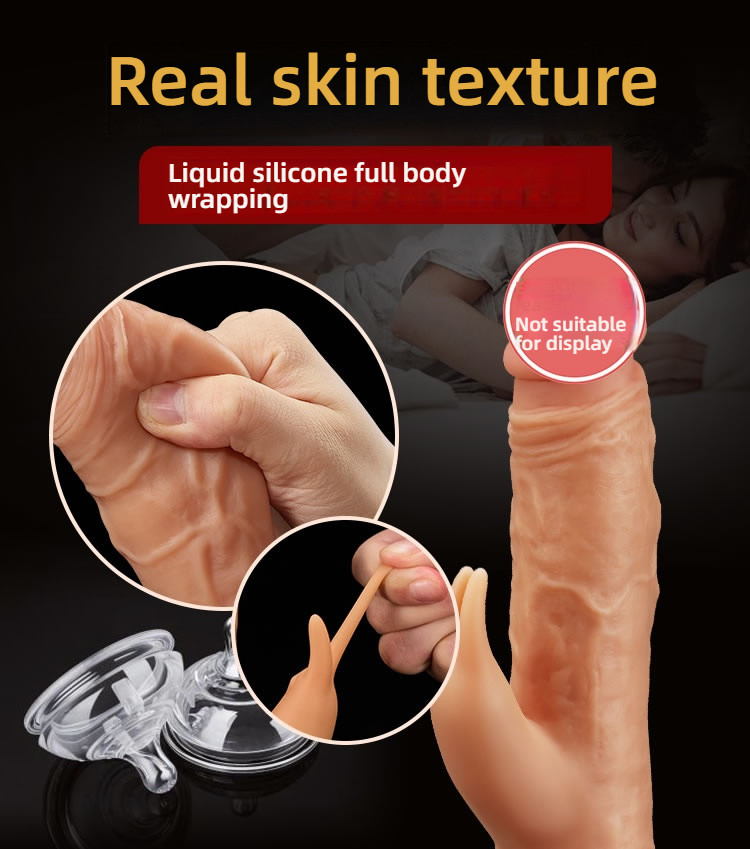 Male god Reagan rabbit ear alien simulation penis, available in large, medium, and small sizes