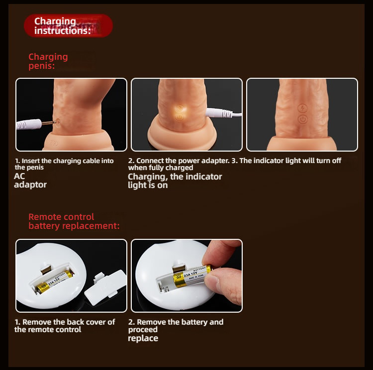 Male god Reagan rabbit ear alien simulation penis, available in large, medium, and small sizes