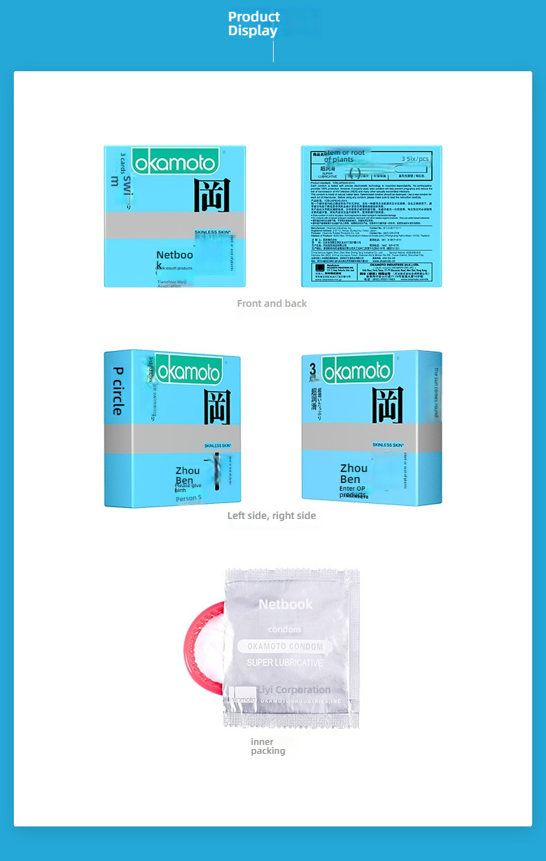 Okamoto SKIN Series Condoms 3-Pack