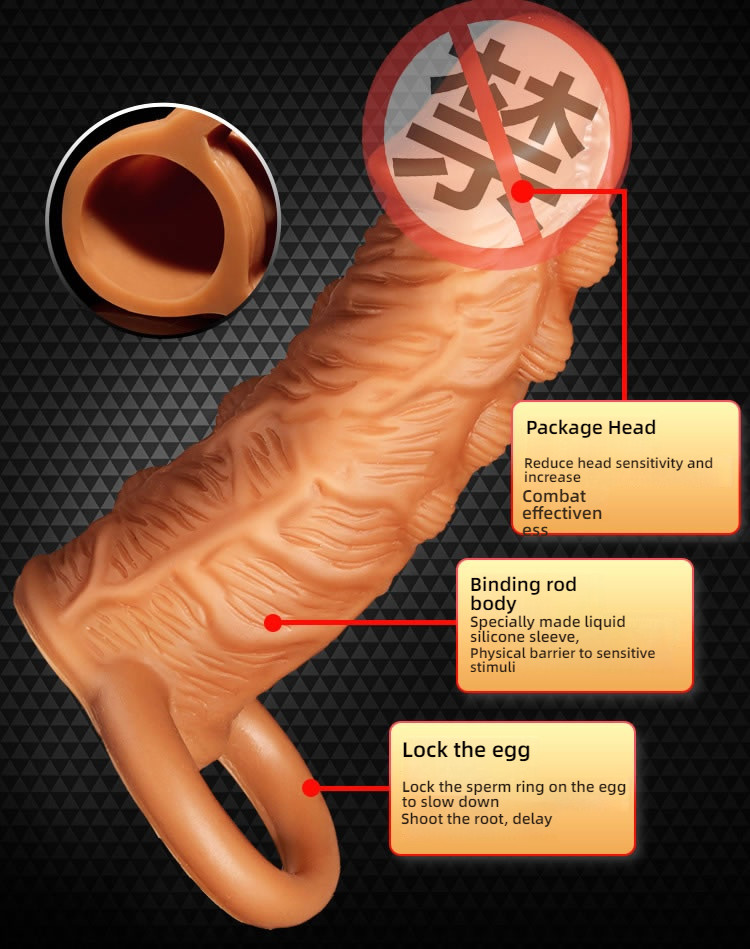 COC Caesar's Son Thickens, Increases Delay, Lock Essence, Shocking dildo set