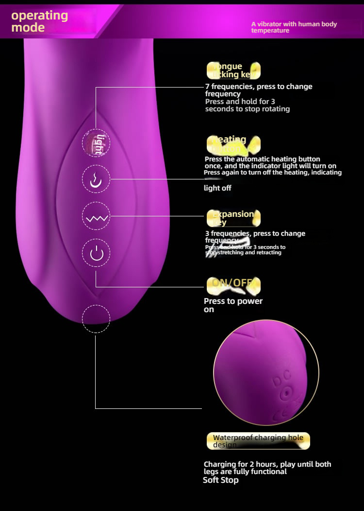 Manno second-generation power magic tongue telescopic stick