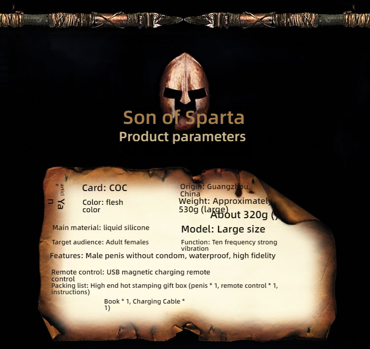 COC Spartan Spear 10 frequency strong earthquake high moral simulation penis