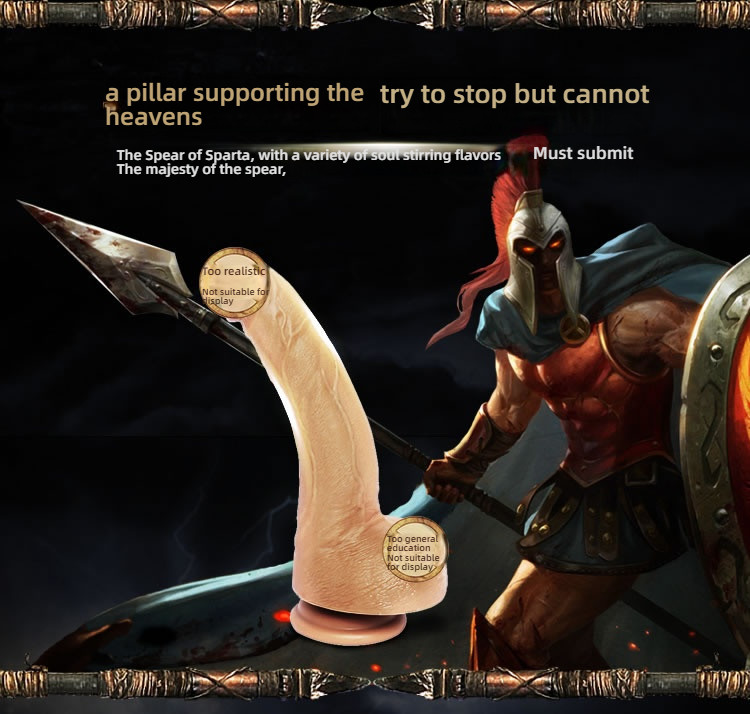 COC Spartan Spear 10 frequency strong earthquake high moral simulation penis