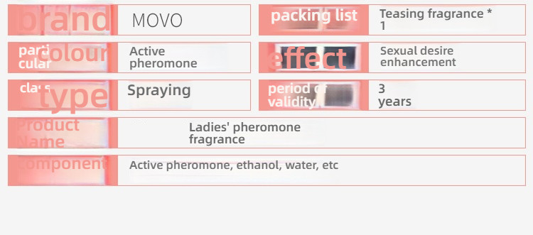 American MOVO attracts opposite sex nasal spray water for women 80ml