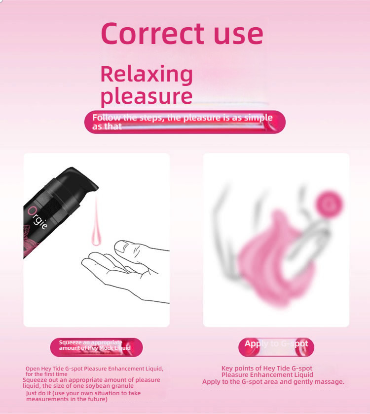 Orgie Portugal Imported High Tide G-Spot Pleasure Liquid 15ml