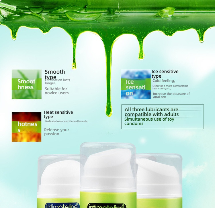 Intimateline Smooth Aloe Vera Essence Care Water Soluble Lubricant 100ML