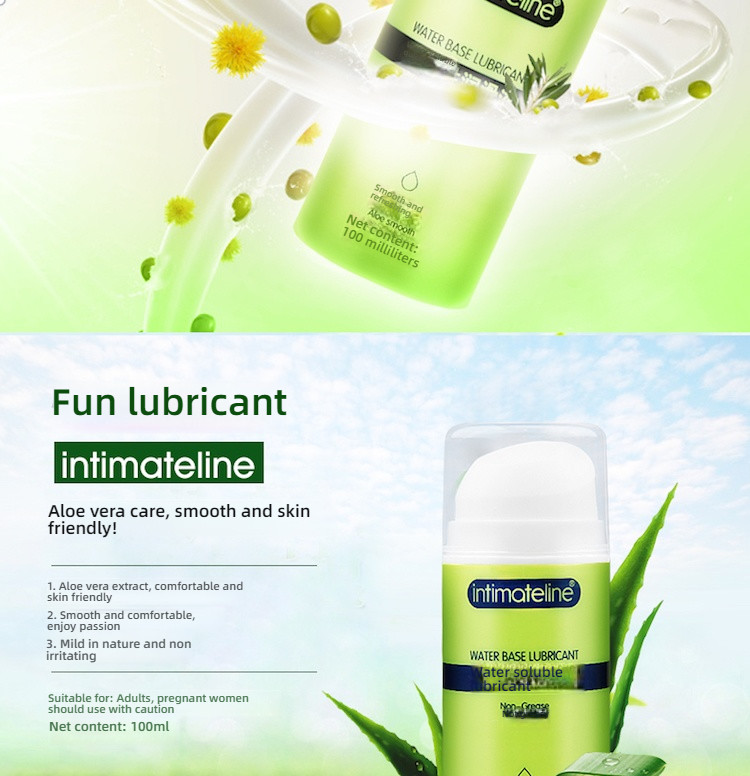 Intimateline Smooth Aloe Vera Essence Care Water Soluble Lubricant 100ML