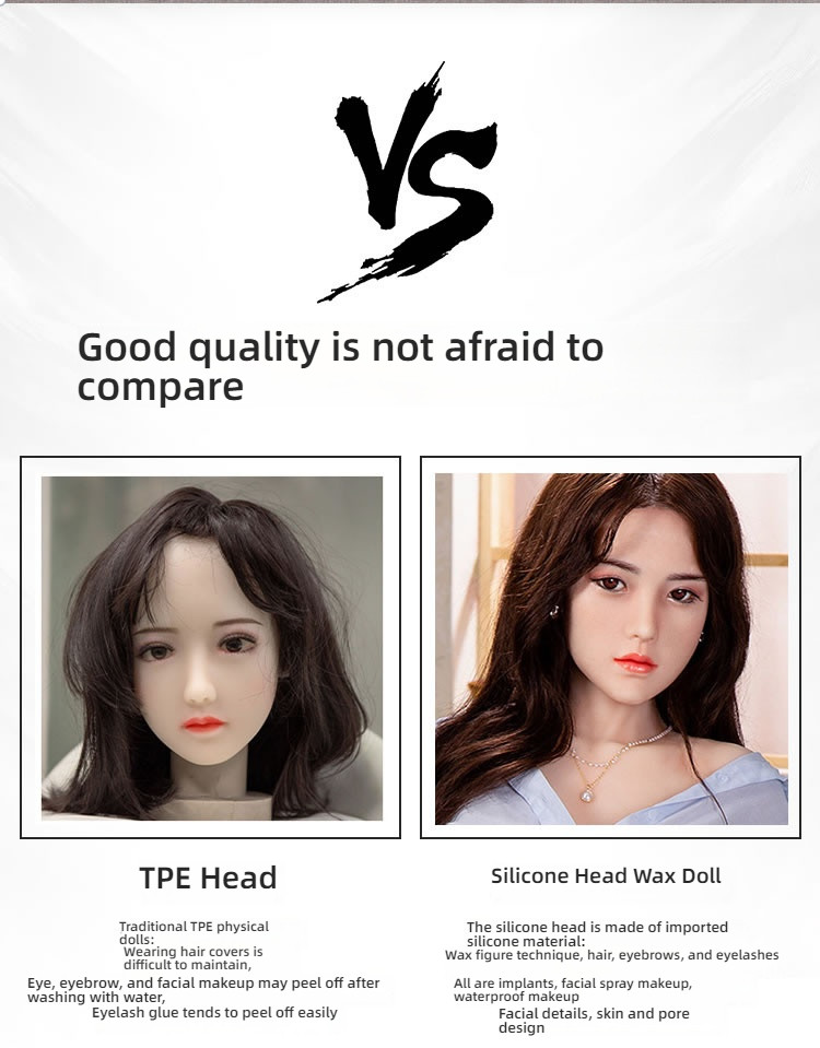 MYDOLL Trendy Shadow Kumiko Silicone Head Hair Transplant+Skin Simulation Meridian Solid Doll