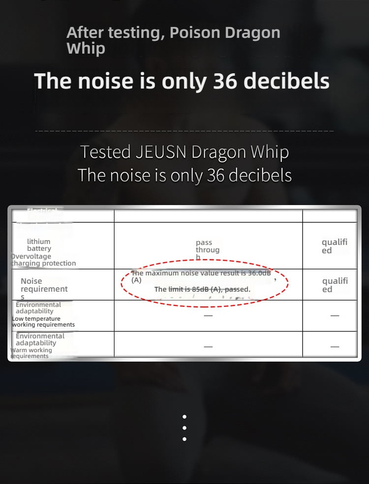 Jiuxing Poison Dragon Whip Rear Court Pulling Bead Multi Frequency Shock Device