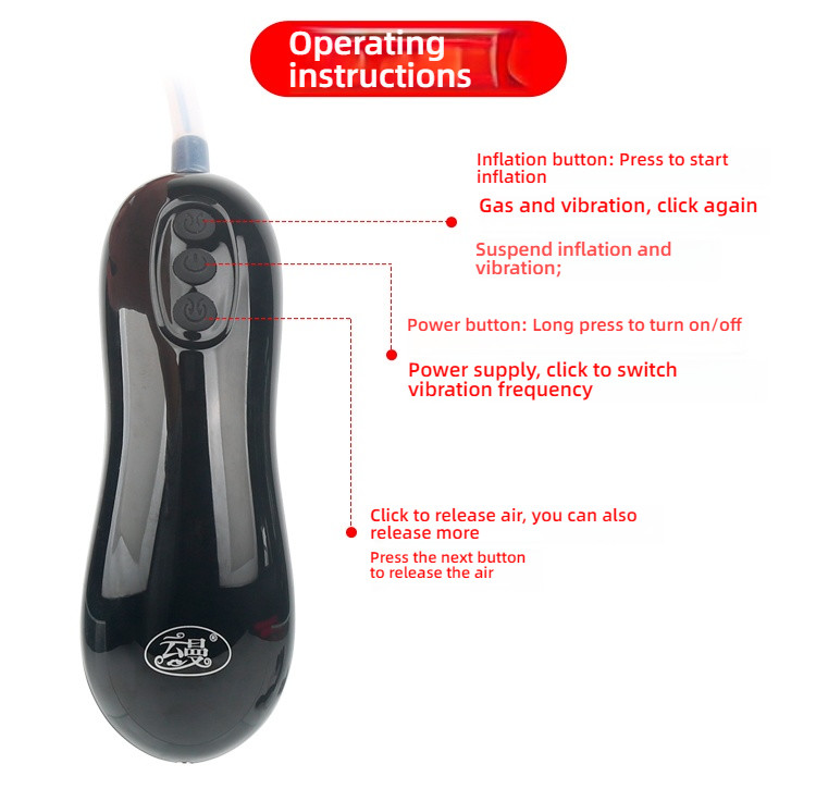 Yunman expansion, expansion, shock stimulation, electric inflatable anal plug