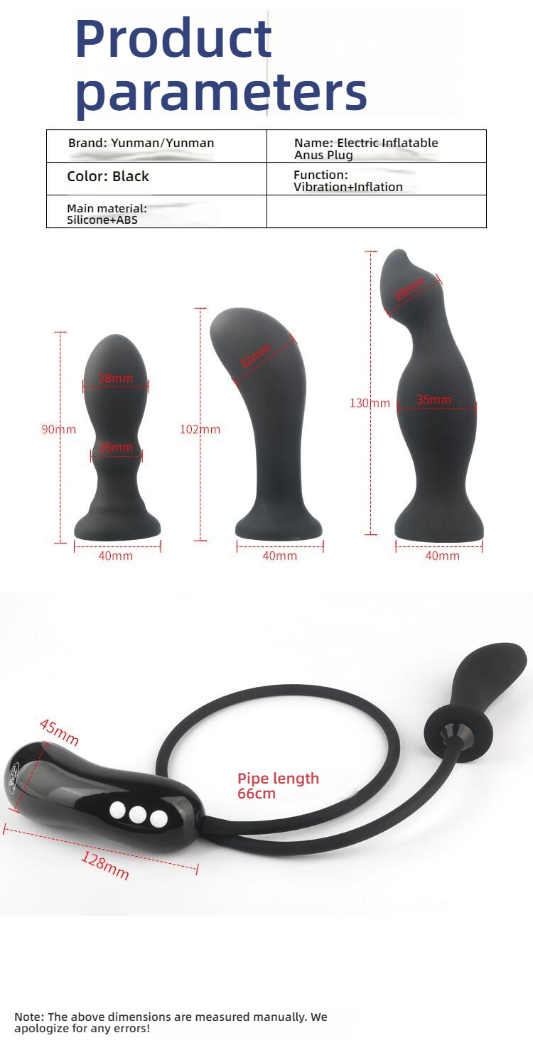 Yunman expansion, expansion, shock stimulation, electric inflatable anal plug