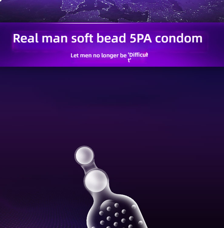 Weille Double Pearl Wolf Teeth Condom