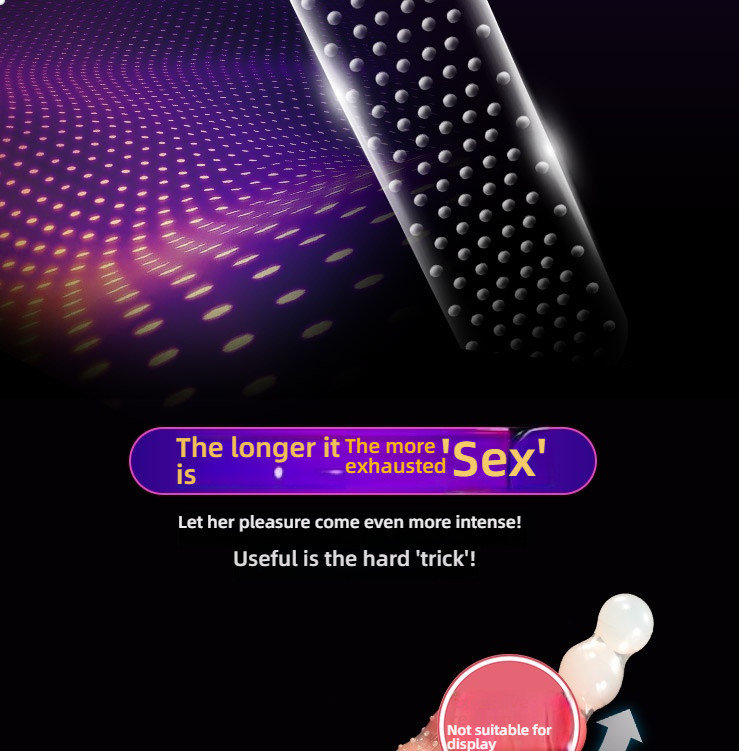 Weille Double Pearl Wolf Teeth Condom