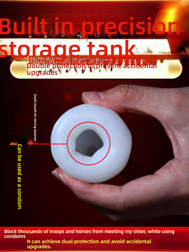 Pleasing self-lubricating white jade condom (making her scream), thickening and increasing penis condom