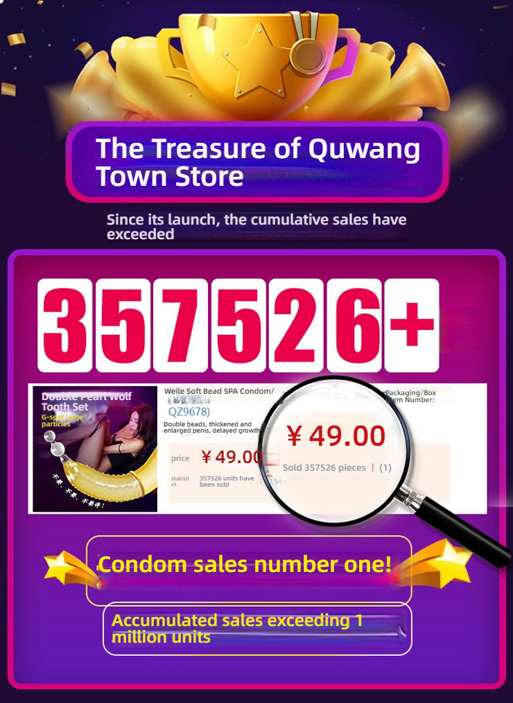Weille Double Pearl Wolf Teeth Condom