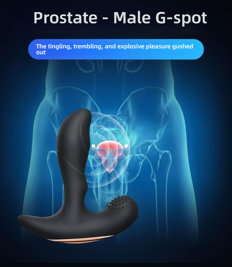 YEAIN Active Heating Double Shock Precise Stimulation Rear Prostate Electric Massager