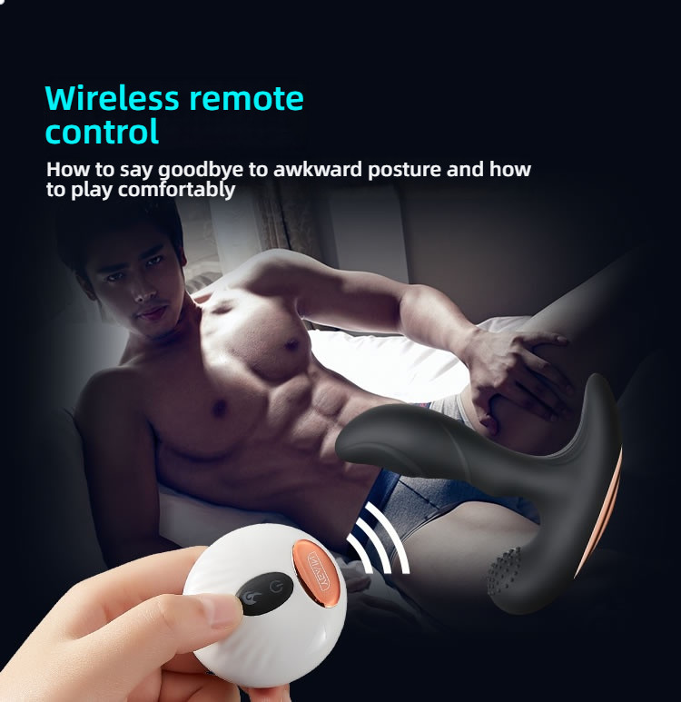 YEAIN Active Heating Double Shock Precise Stimulation Rear Prostate Electric Massager