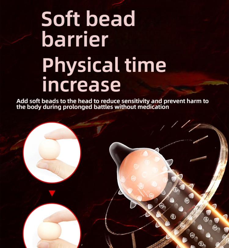 Shangpai Wolf Teeth Soft Bead Condom Set of 10