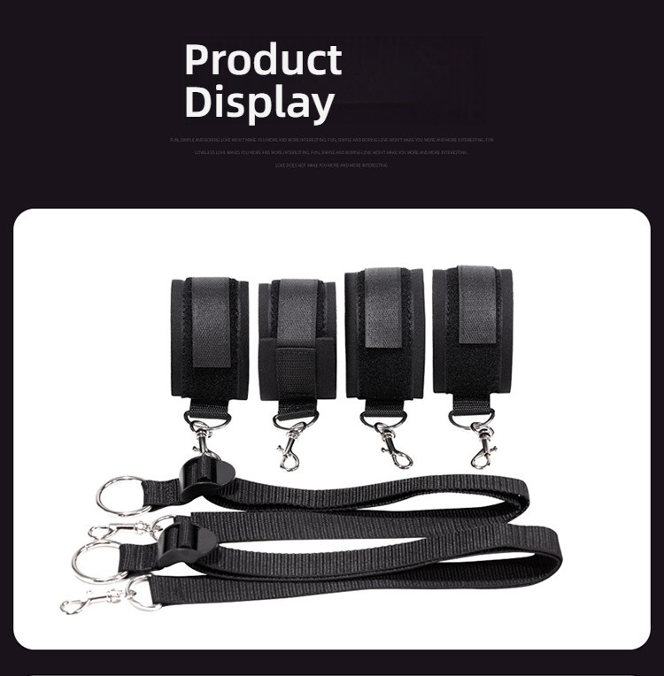 Love rope forced leg splitter SM restraint four piece set