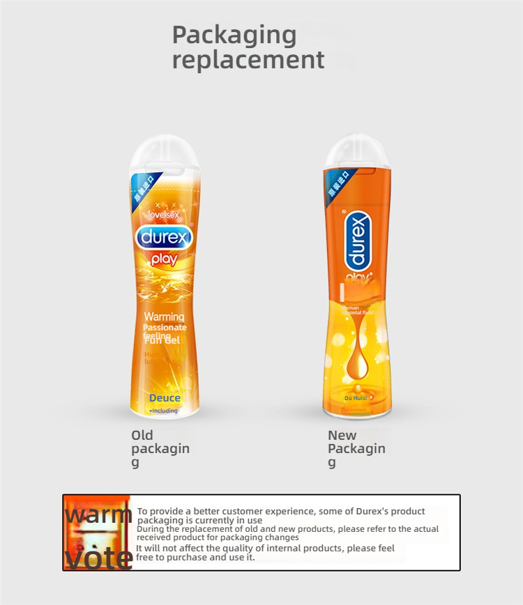 Durex Hot Sensation Pleasure Xie Qing Shuang Smooth Body Lubricant 50ml