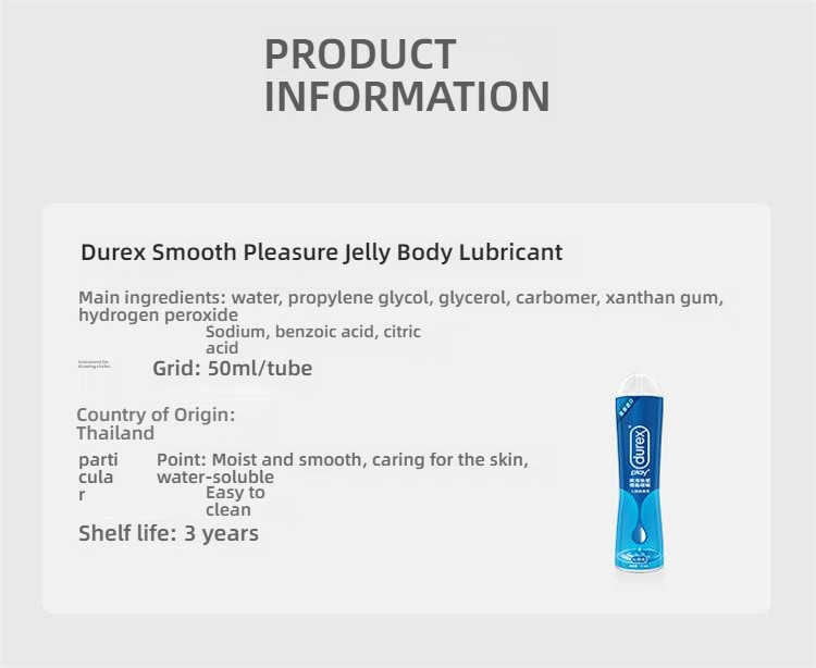 Durex Hot Sensation Pleasure Xie Qing Shuang Smooth Body Lubricant 50ml
