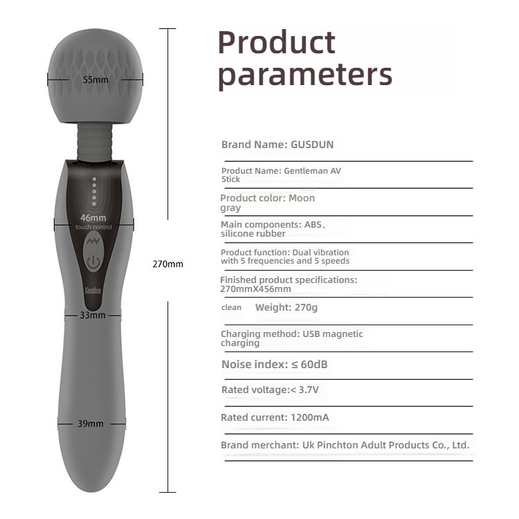 GUSDUN Gentleman Double Headed AV Stick
