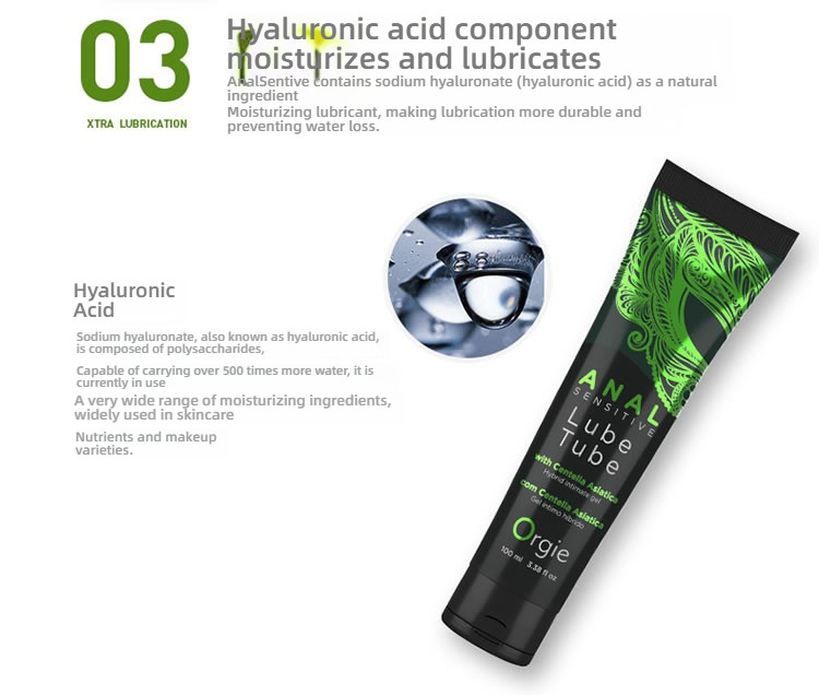 Orgie Hyaluronic Acid Postcoital Pleasure Lubricant 100g