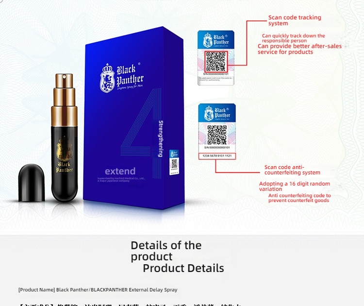 Black Panther Fourth Generation Extended Spray Enhanced 6ml