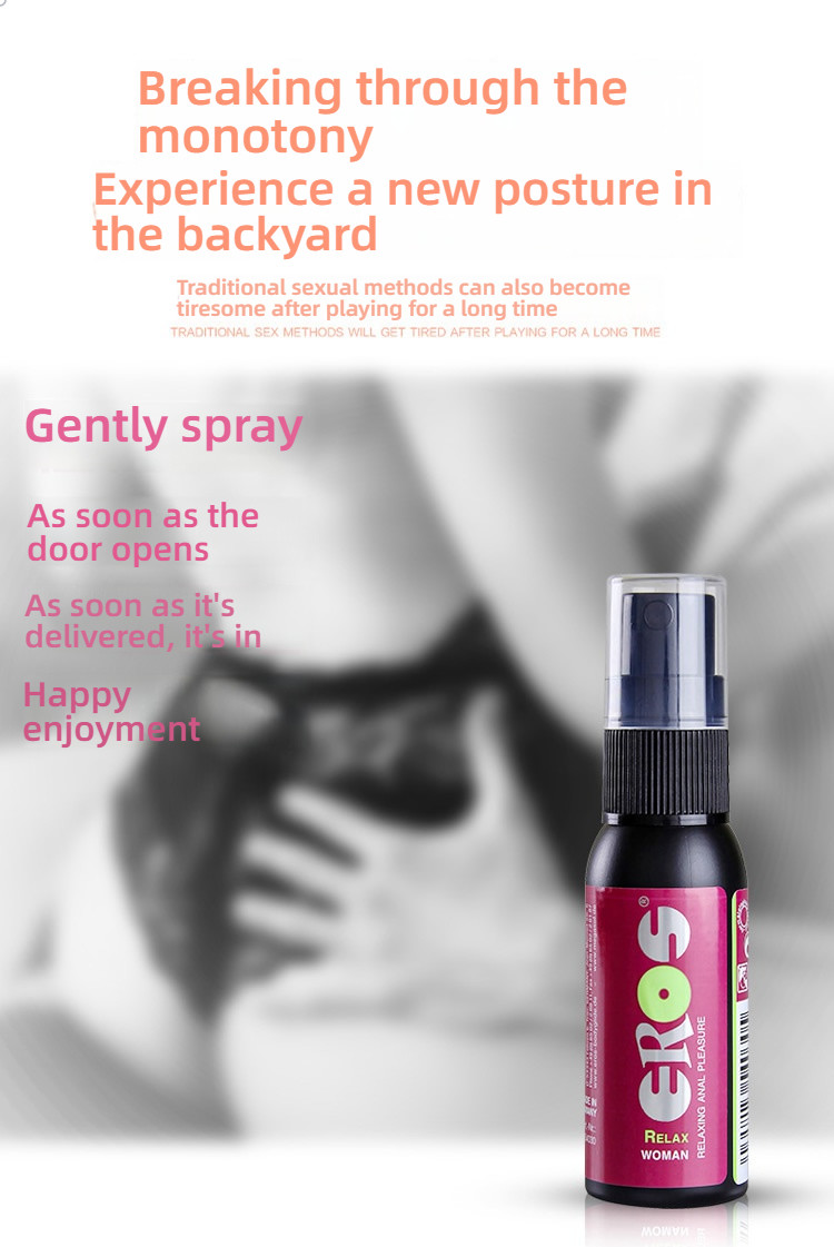 Eros Relaxed spray for men and women's backyard