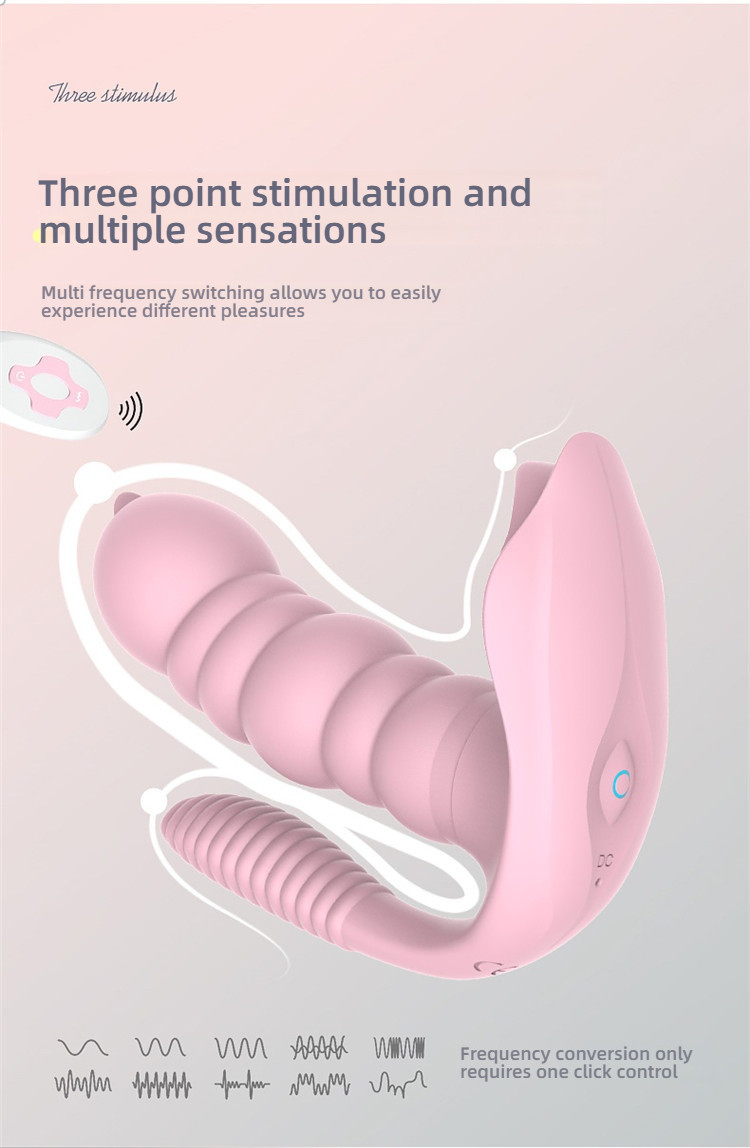 Secwell butterfly harem clitoris vagina multi-point wearing shock absorber