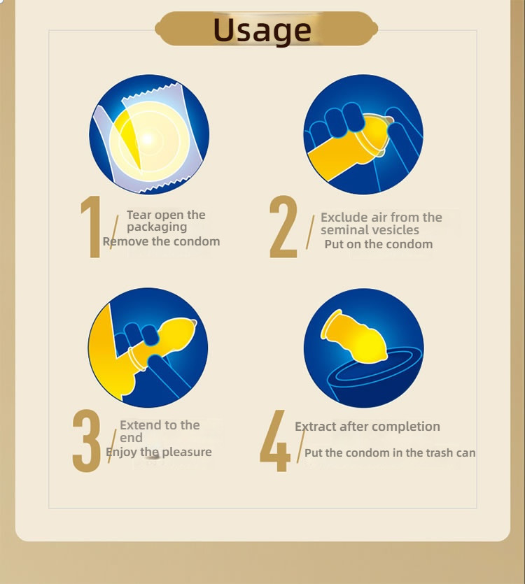 Jieshibang Gold Durable Condom