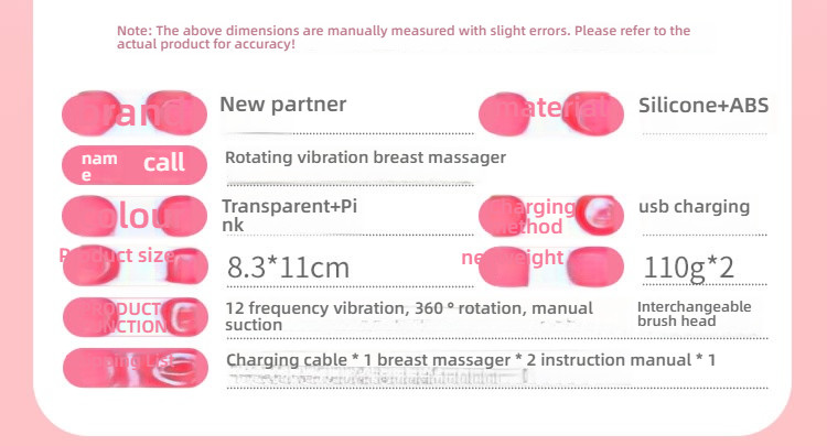 New partner breast teasing massager