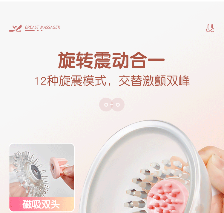 New partner breast teasing massager