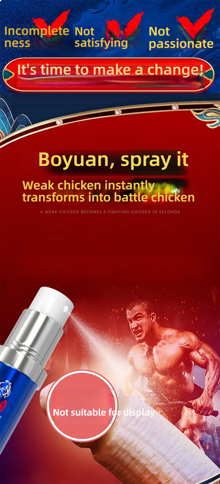 Boyuan's fourth generation external delayed spray vacuum bottle 10ml