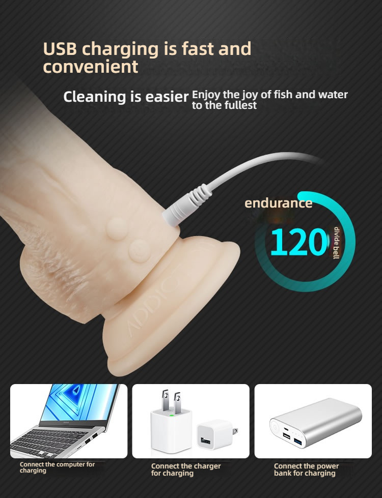Addition: Ultra high frequency telescopic penis with a frequency of thousands of times per minute