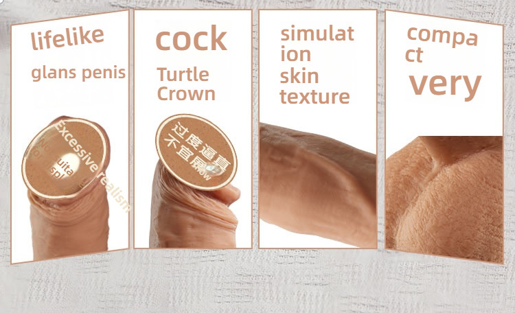 COC telescopic twisting and shaking simulation penis can be inserted into 16.5cm