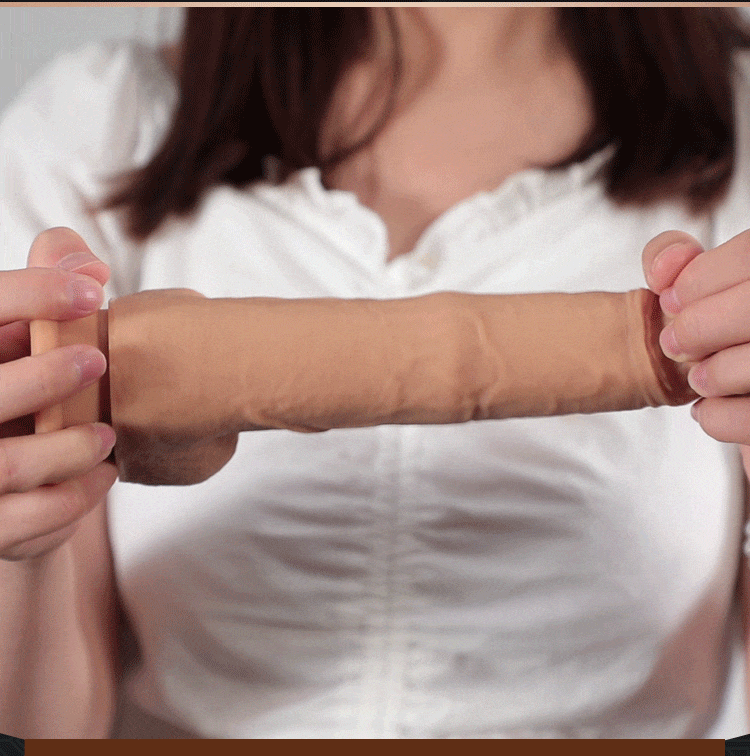 COC telescopic twisting and shaking simulation penis can be inserted into 16.5cm