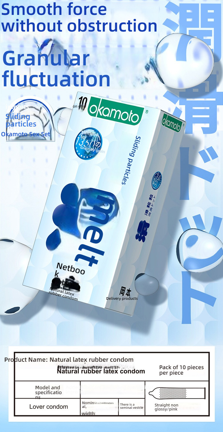 Okamoto skin ultra-thin safety cover granule series