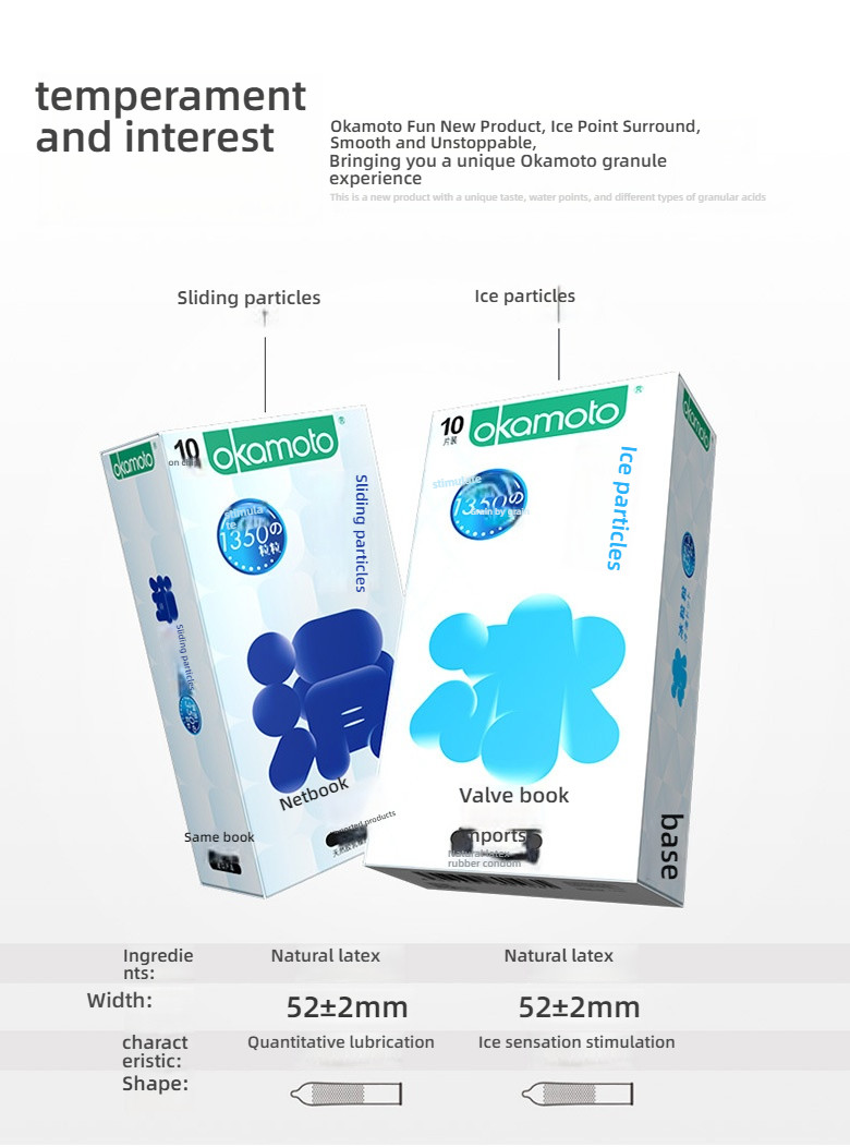 Okamoto skin ultra-thin safety cover granule series