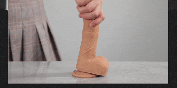 COC telescopic twisting and shaking simulation penis can be inserted into 16.5cm